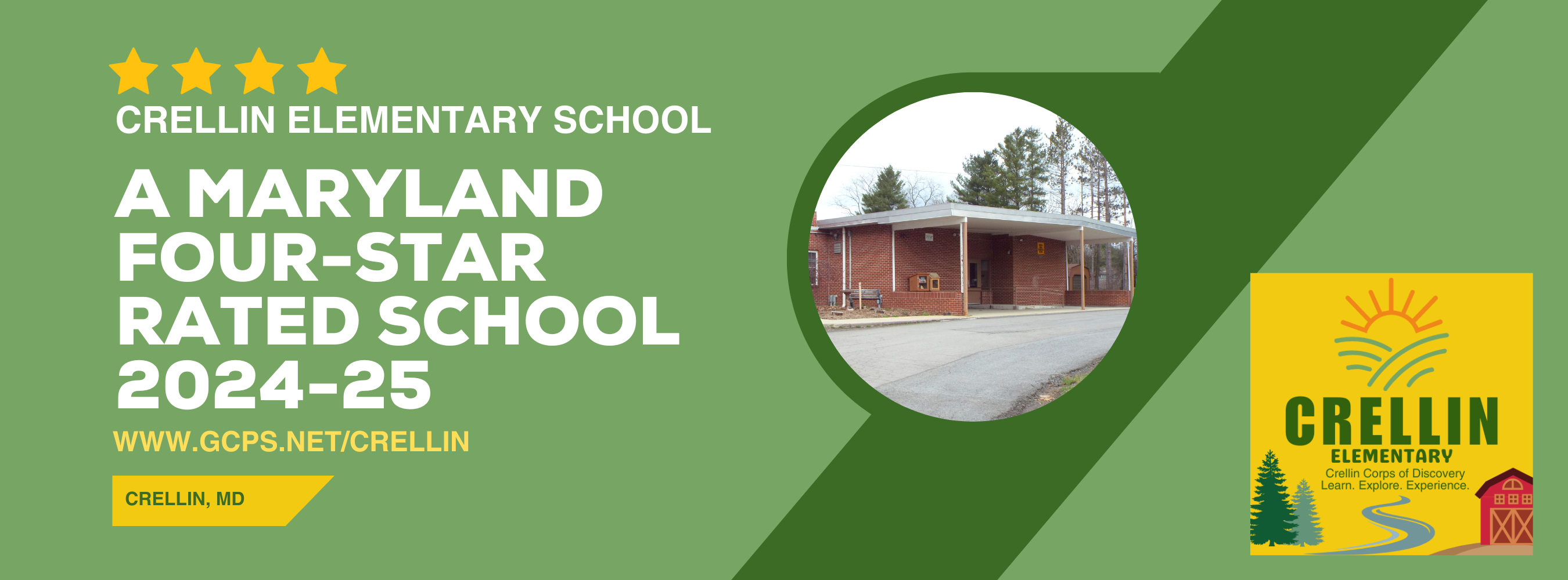 Infographic highlighting the Maryland Star Rating for the school.