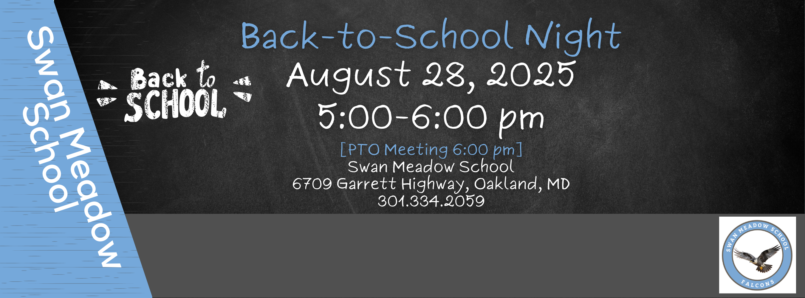 Graphic highlighting Back-to-School night for the 2025-26 school year.