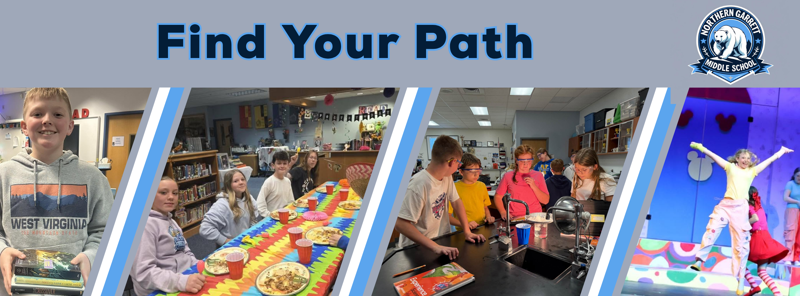 Graphic with images highlighting opportunities through Northern Middle.