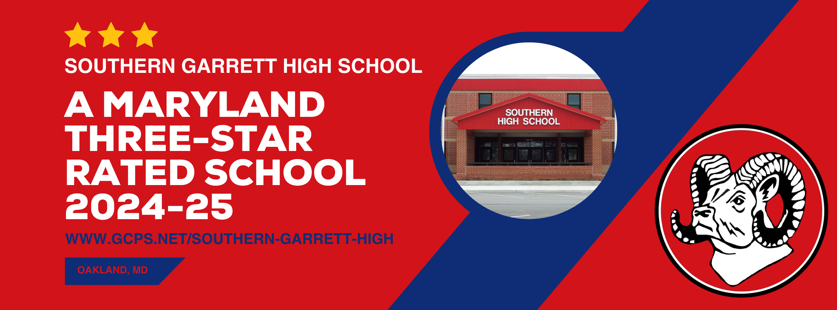 Infographic highlighting the Maryland Star Rating for the school.