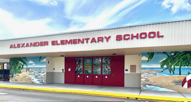 Alexander Elementary front of school