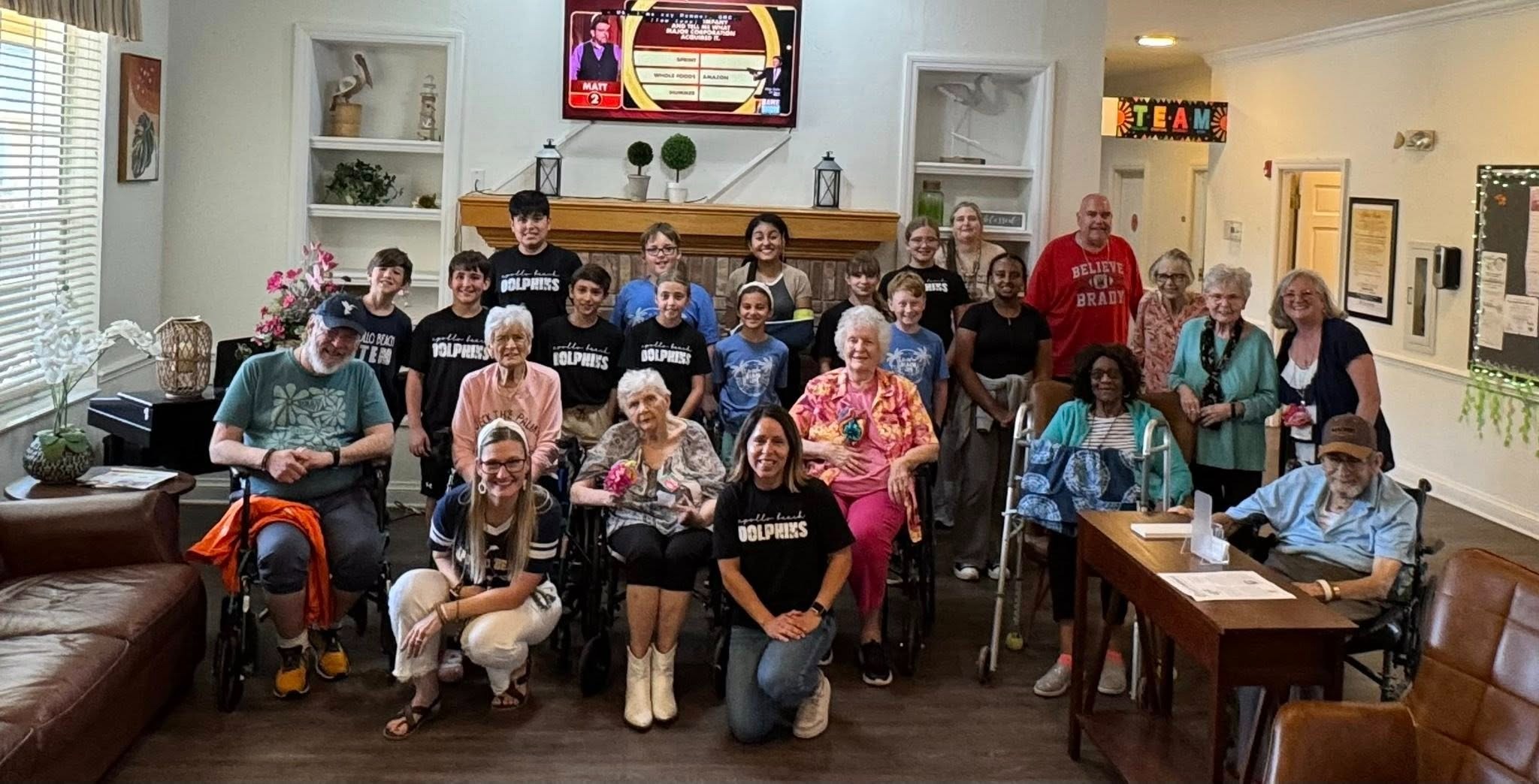 NEHS & NJHS Serving Senior Citizens
