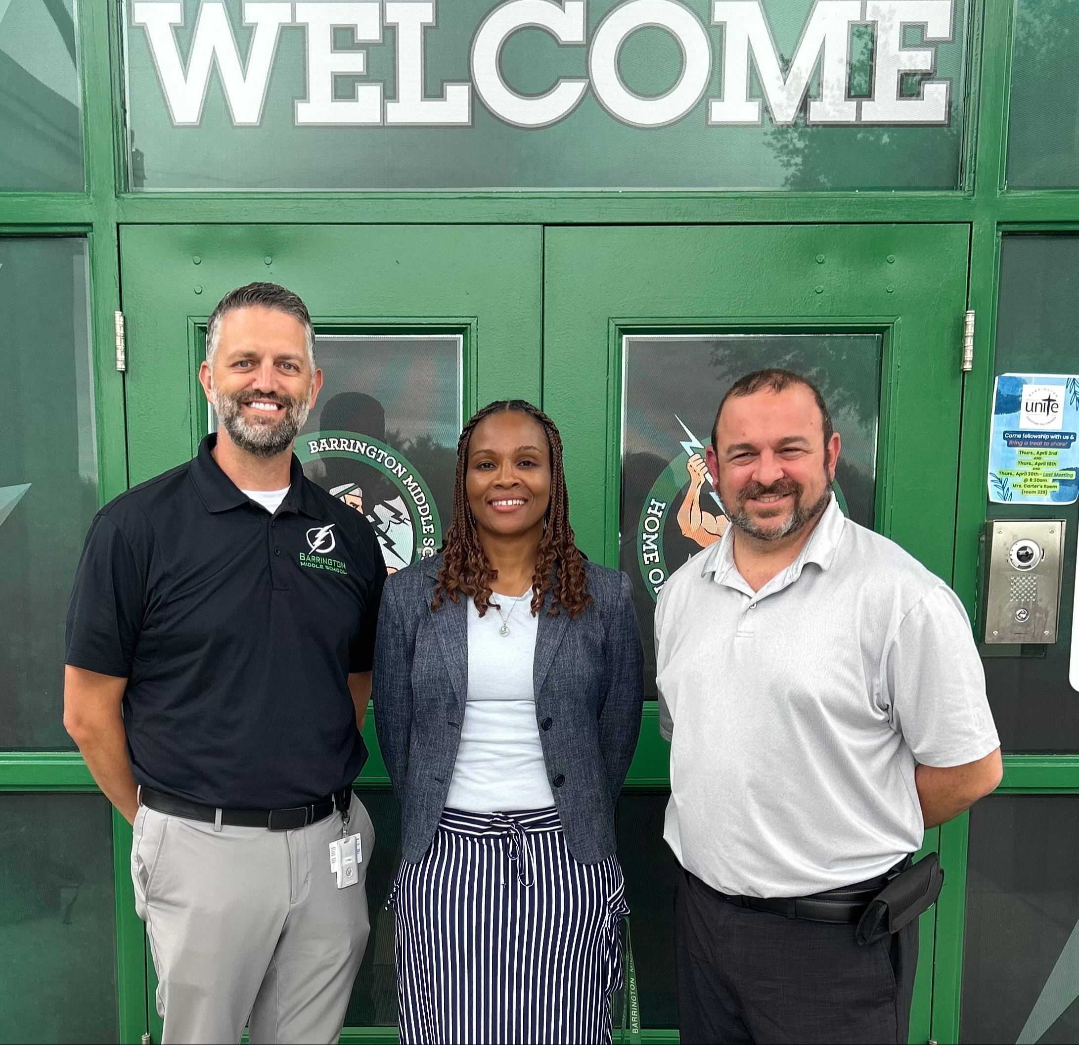 Principal Finch, Assistant Principal Young, Assistant Principal Stingone