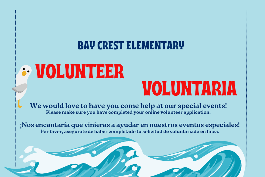 volunteer signup with peaking seagull