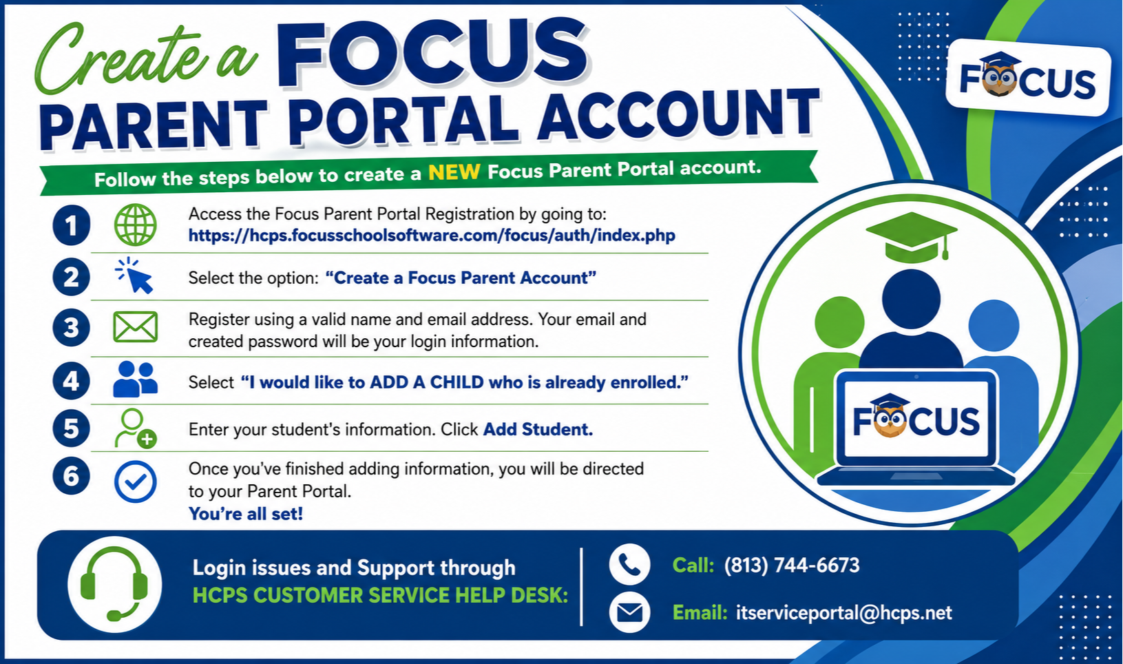 Create a FOCUS Parent Portal