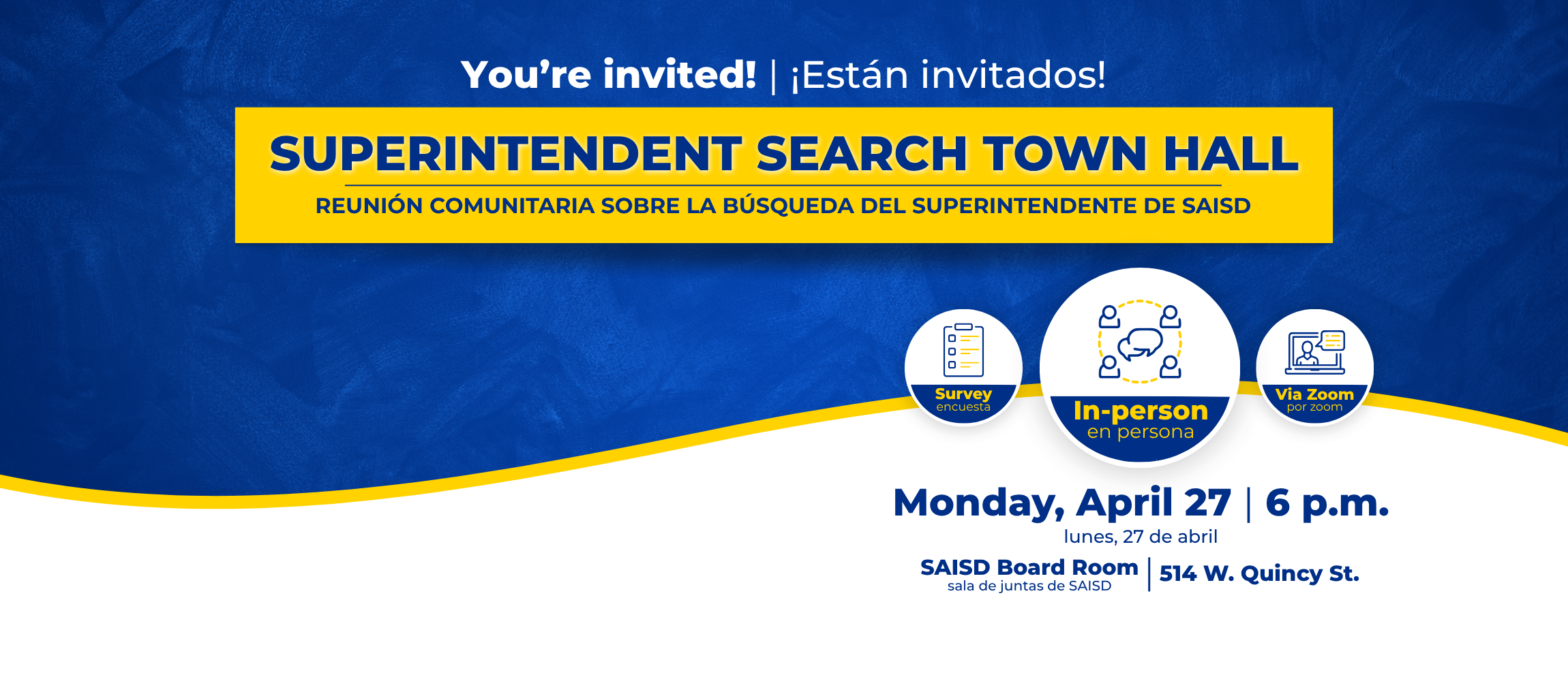 Superintendent Search Town Hall