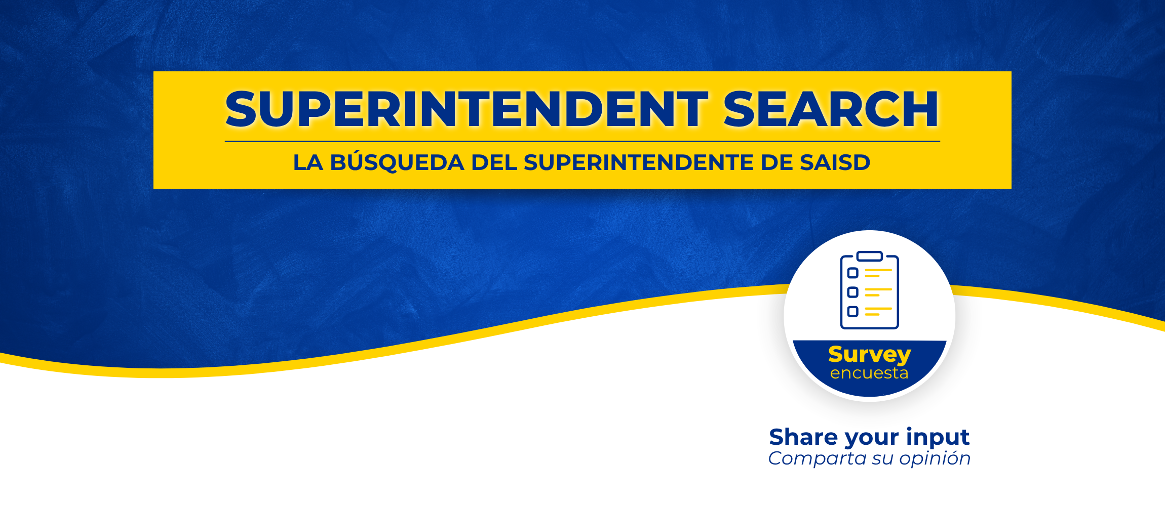 Superintendent Search Town Hall