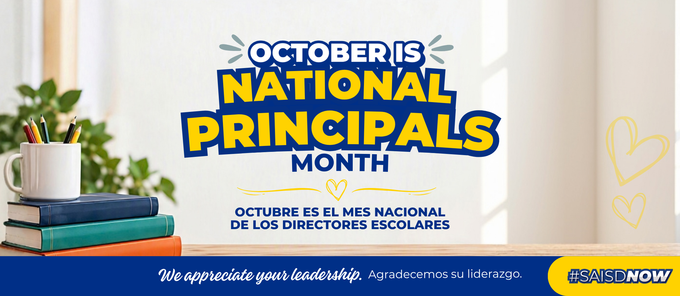 October is National Principals Month