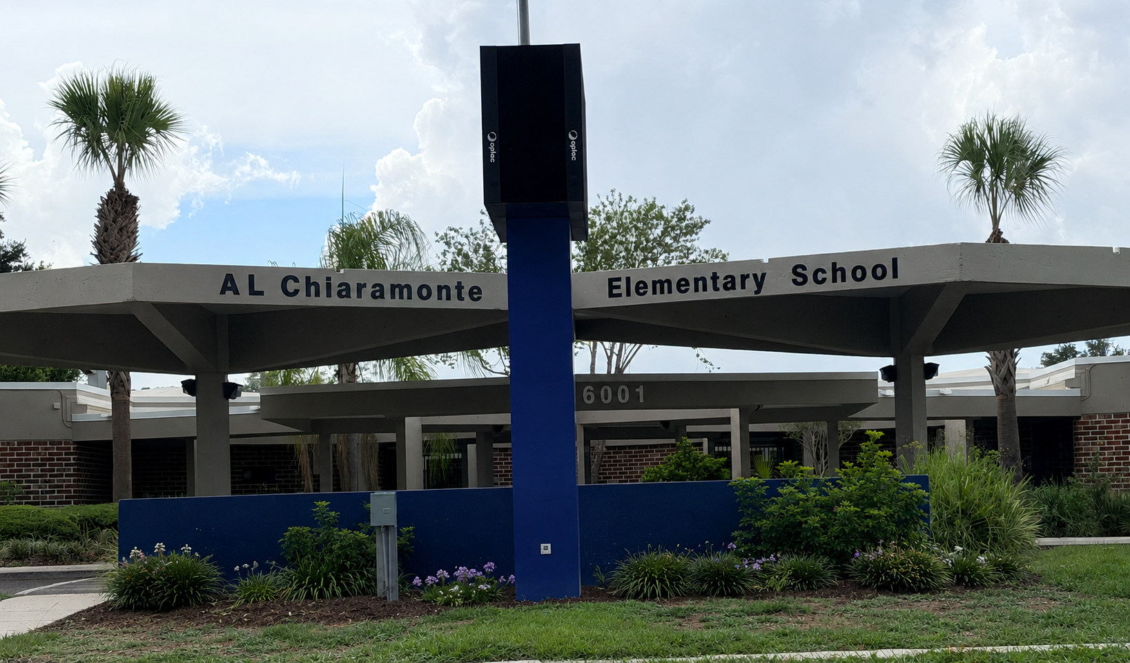 front of school