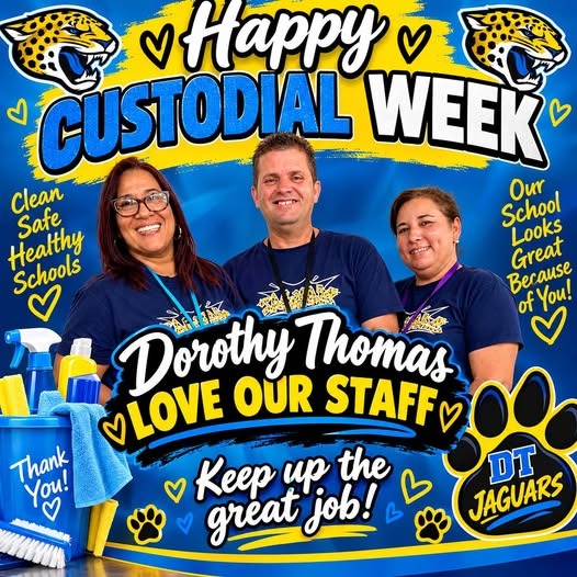 Dorothy Thomas custodians - Happy Custodial Week - Dorothy Thomas Love our staff