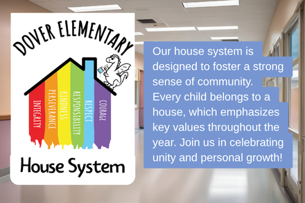 image of dragon painting a house with colors used in school house system
