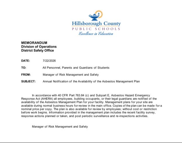 Picture of the Ahern memo