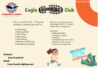Running Club for 3rd - 5th grade students