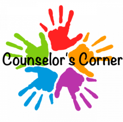 five multi-colored hands "Counselor's Corner"