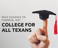 college for texans, image of a hand with graduation hat