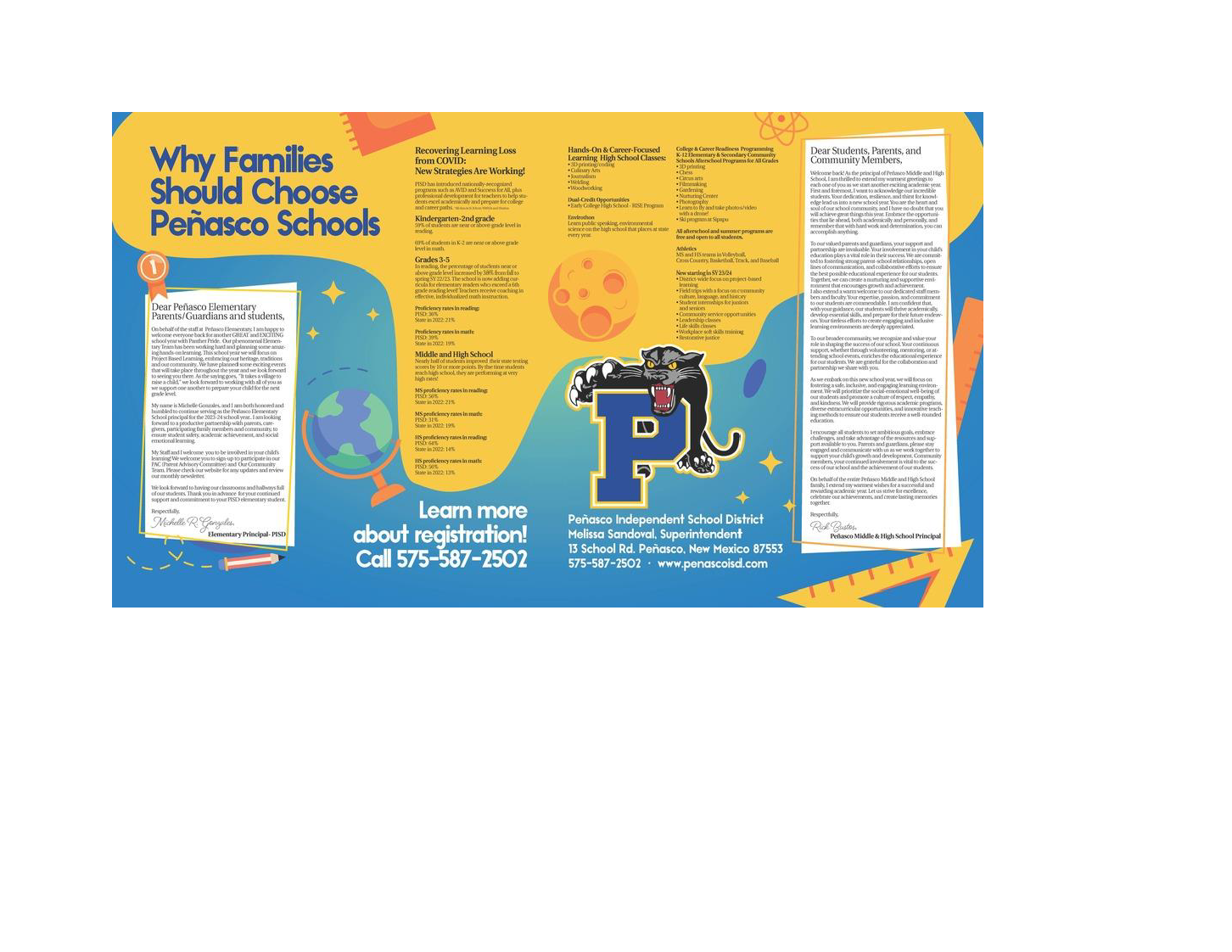 Peñasco Independent School District Home