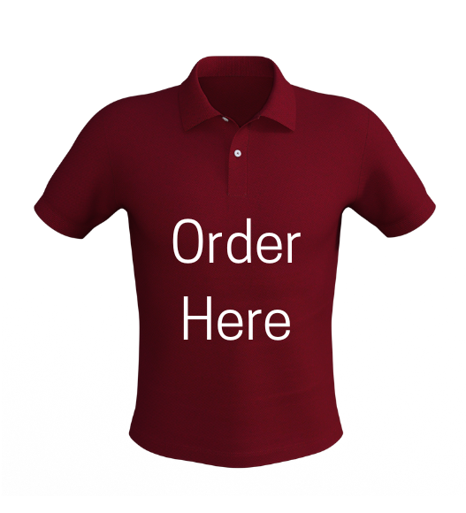 burgandy shirt