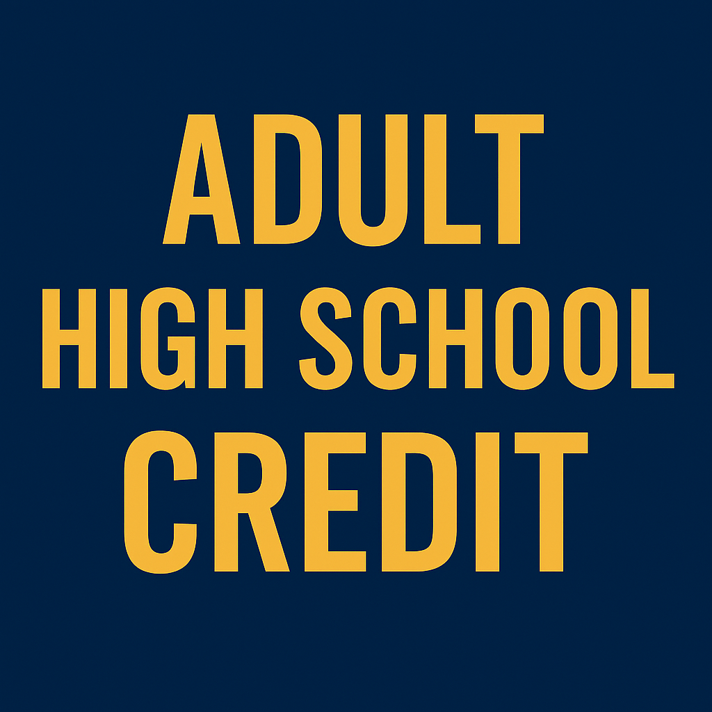 Adult High School Credit