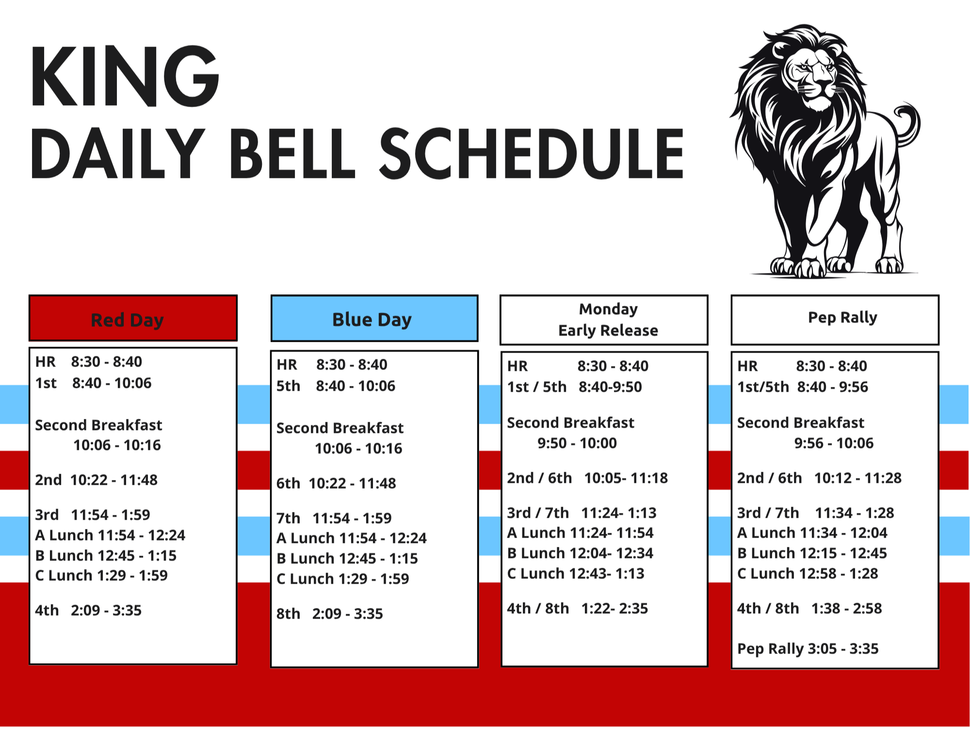 25-26 Bell Schedule