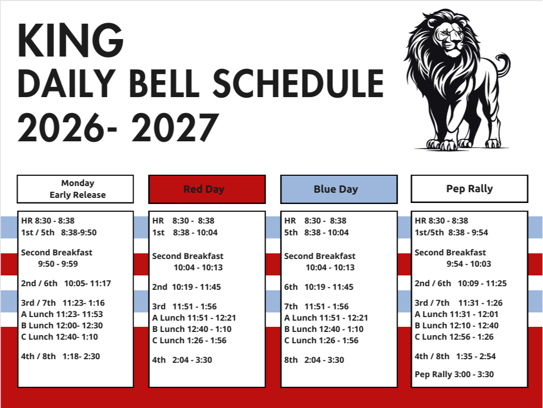 Bell Schedule 26-27