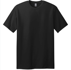 black shirt