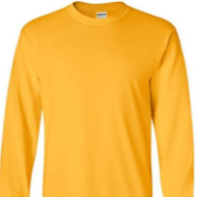 yellow long shirt