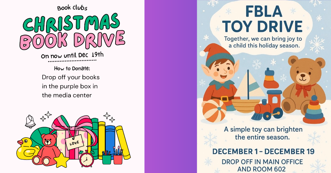 Toy Drive and Book Drive Information