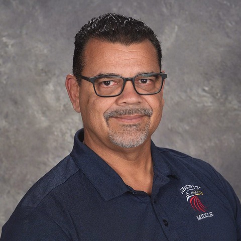 Photo of Frank Diaz, principal of Liberty Middle School