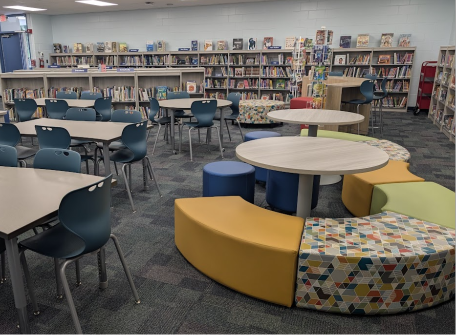 reading room in the library