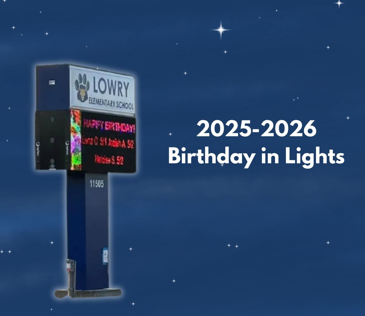 Birthday in Lights