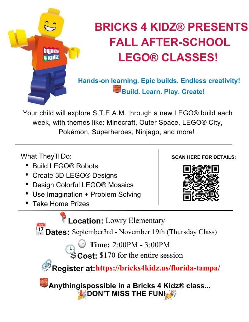 Bricks for Kidz Flyer