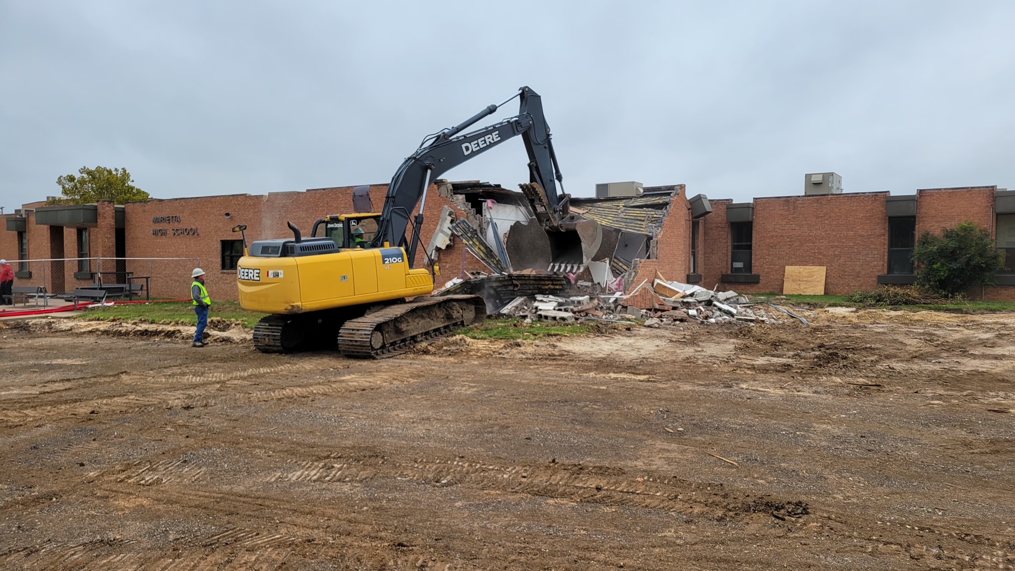 Construction on corner