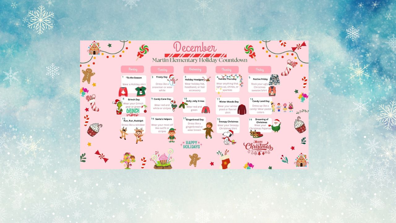 Martin Christmas Calendar 25'