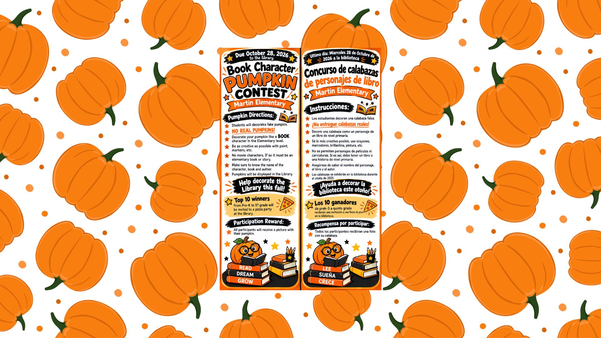 pumpkin contest flyer