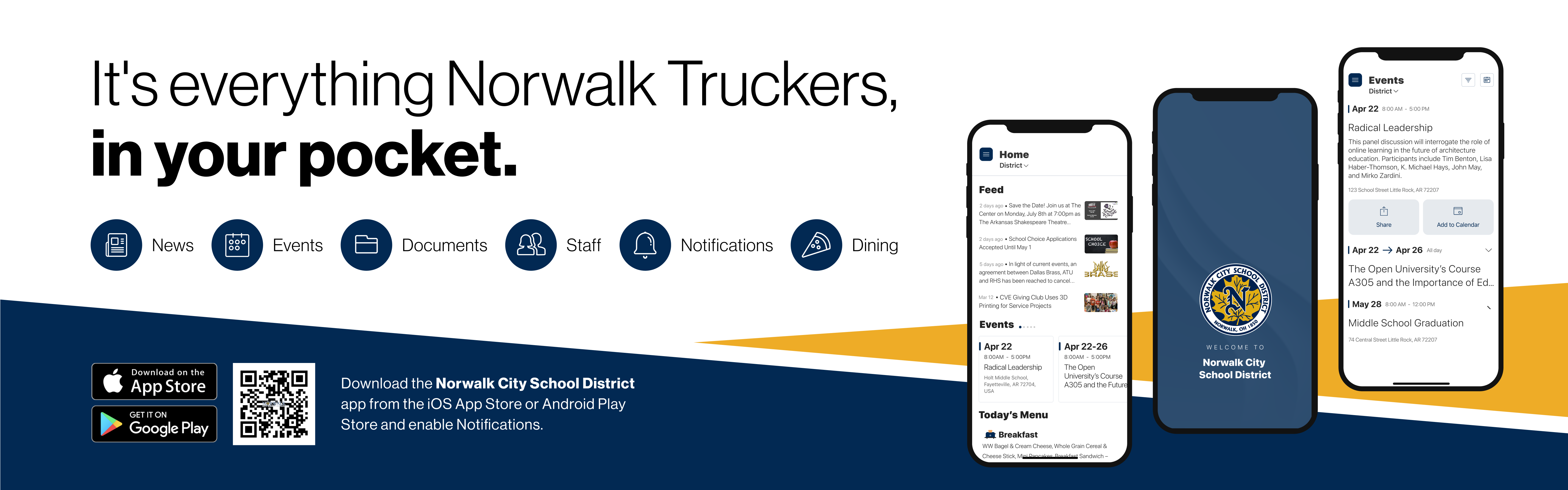Download the new Norwalk app in the Apple Store or Play Store!