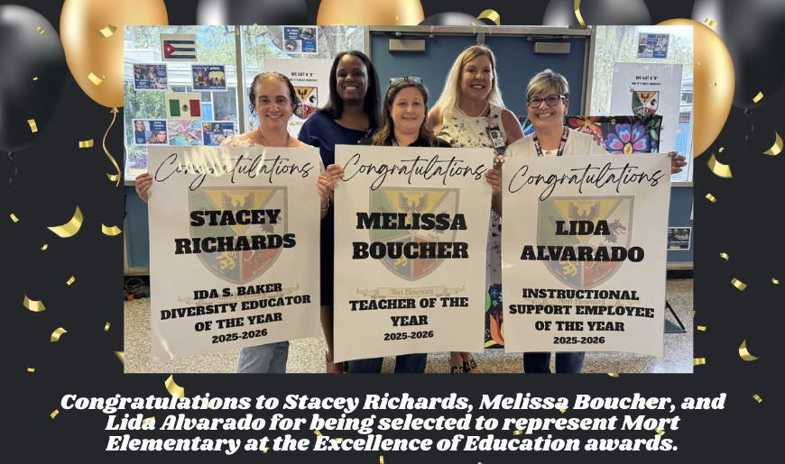 Excellence in Education Award Recipients