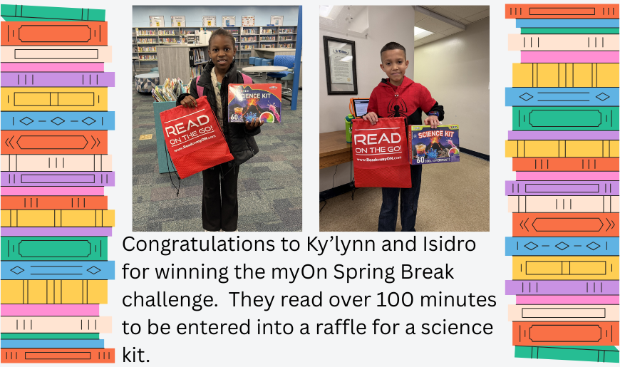 Spring Break myOn Winners