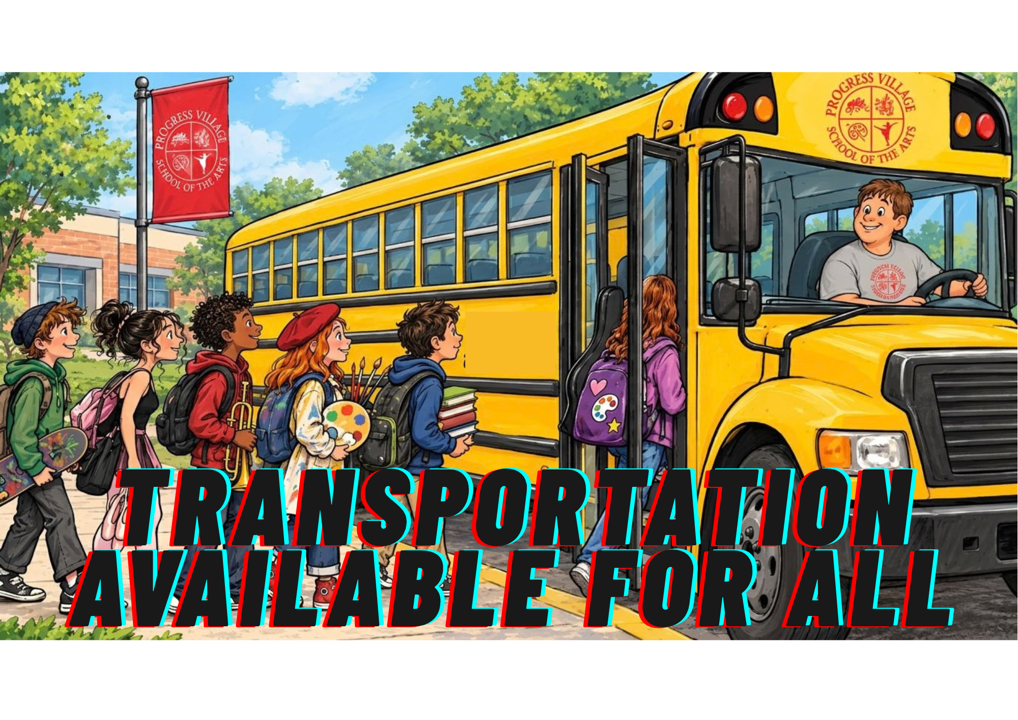 Transportation is available for all students