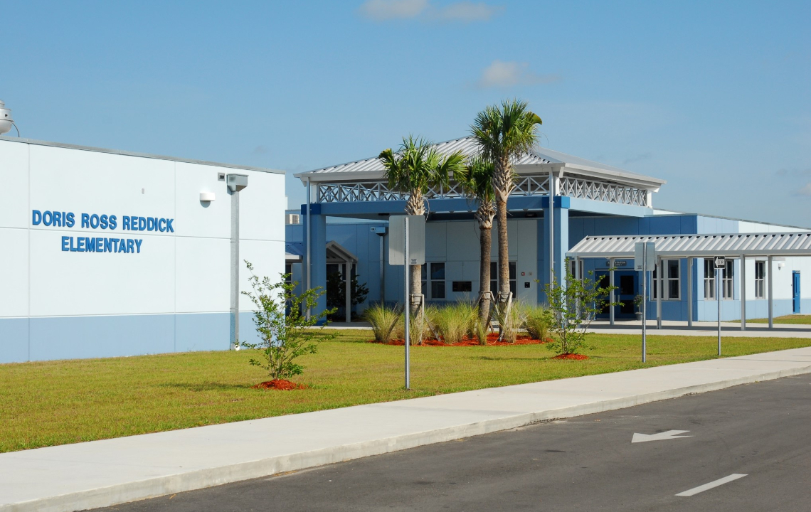 an image of the front of Reddick Elementary