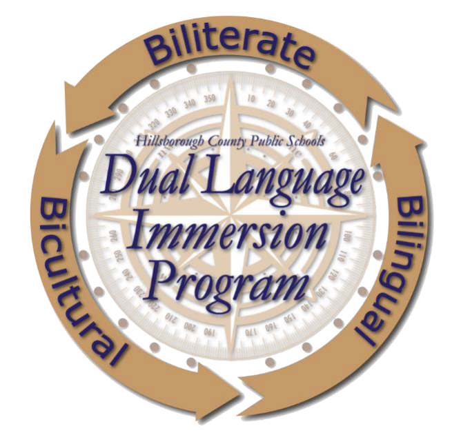 Dual language logo