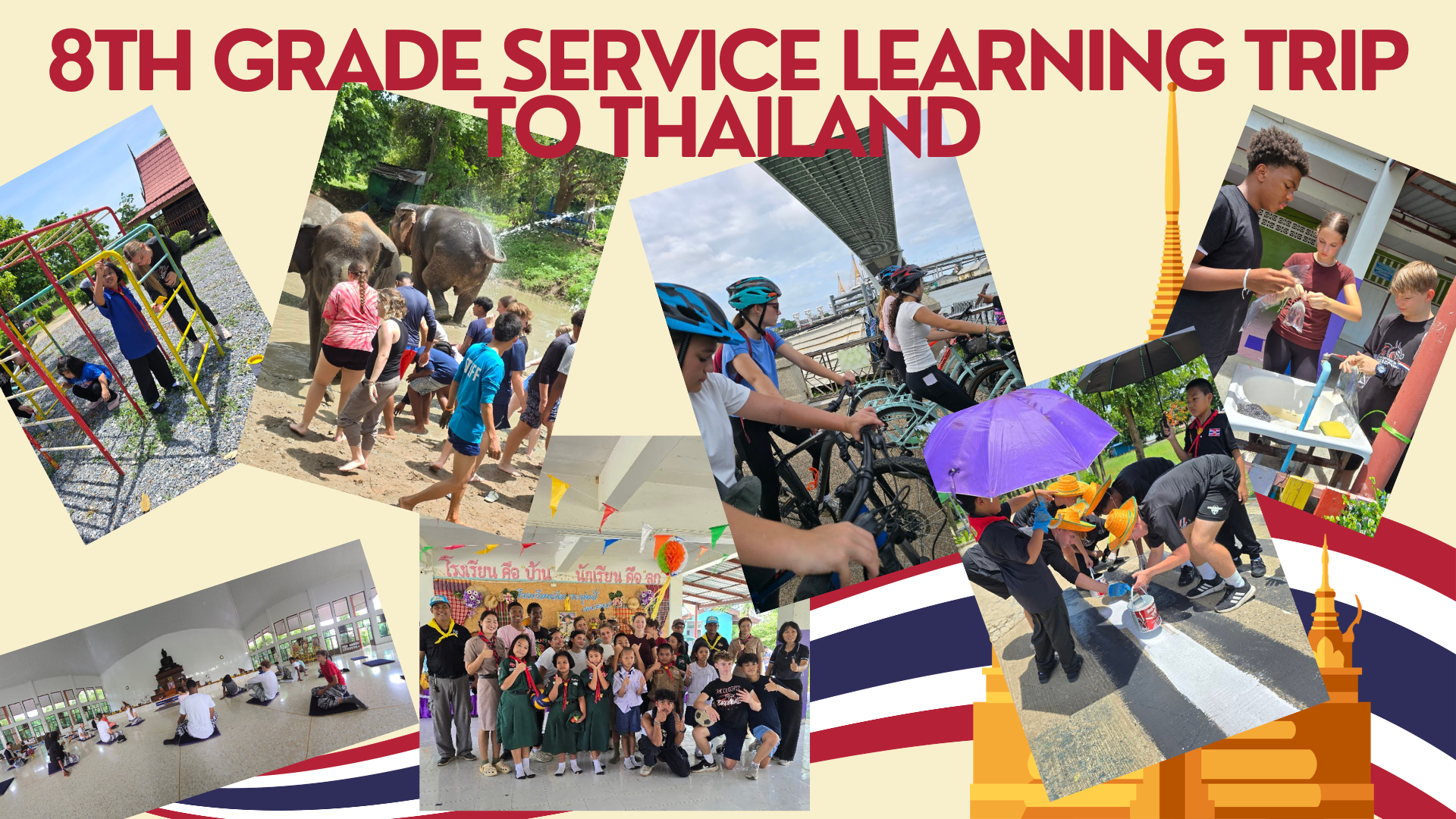 8th Grade Service Learning Trip to Thailand