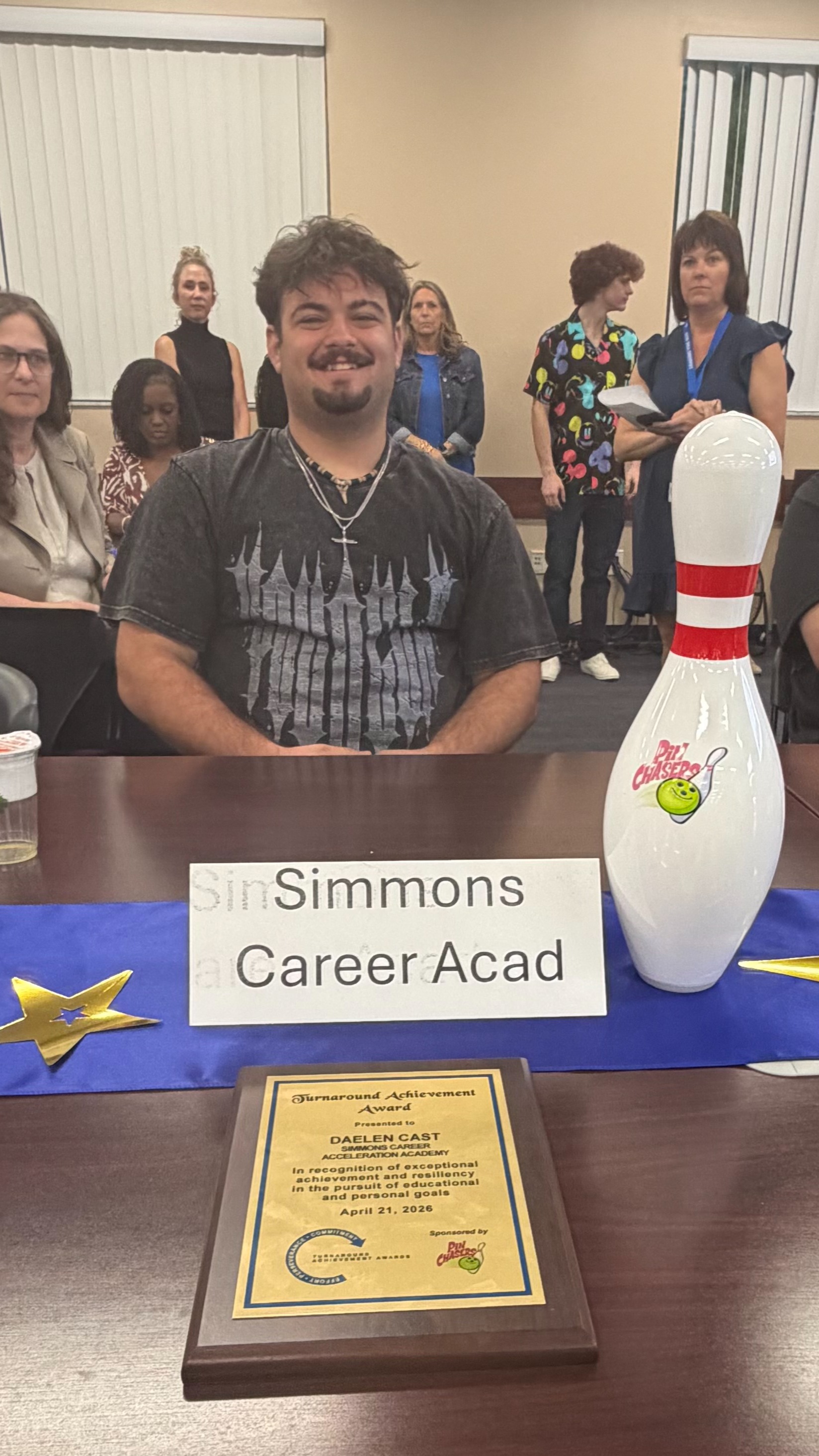 Daelan Cast- Turnaround Award