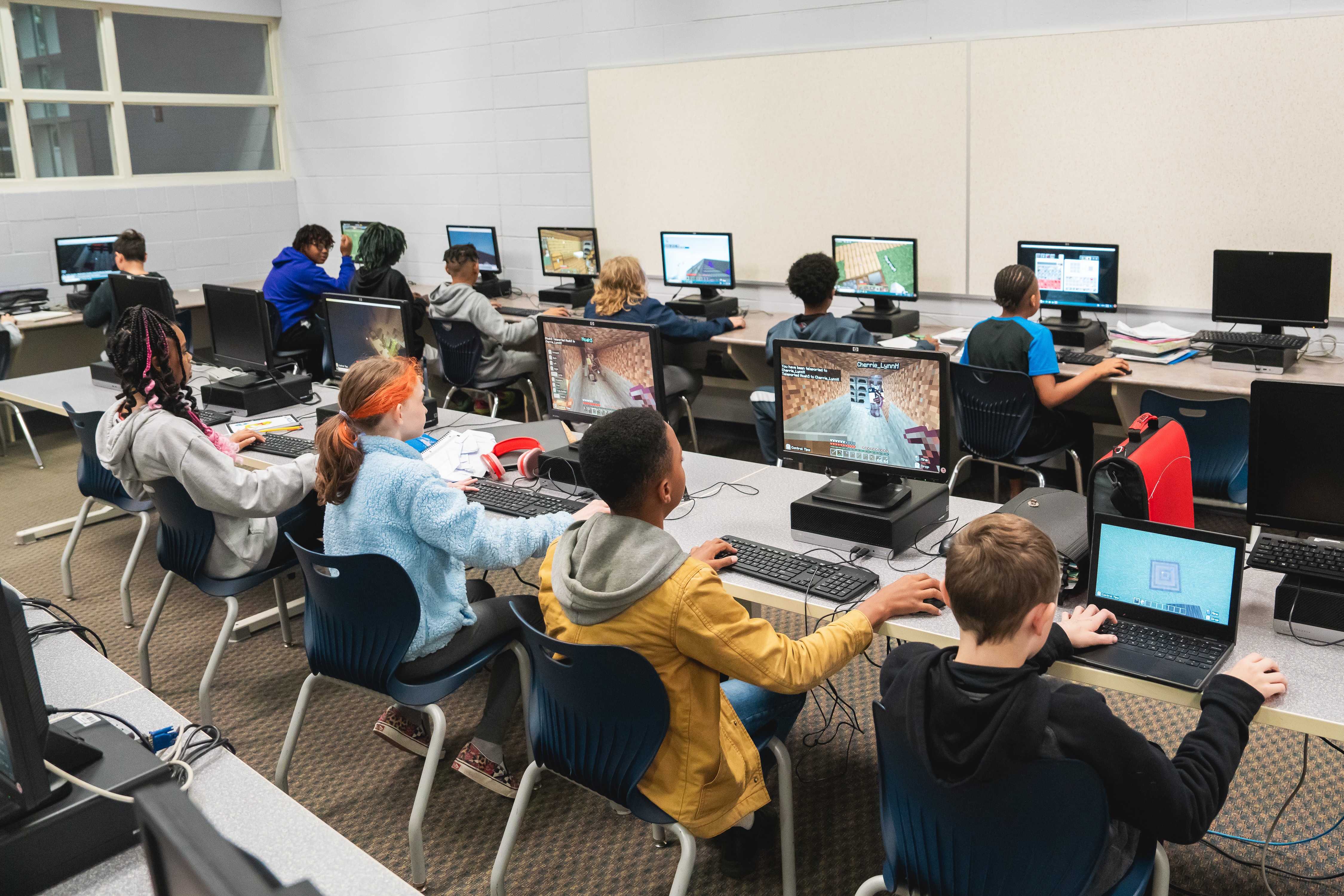 Students in Computer Lab