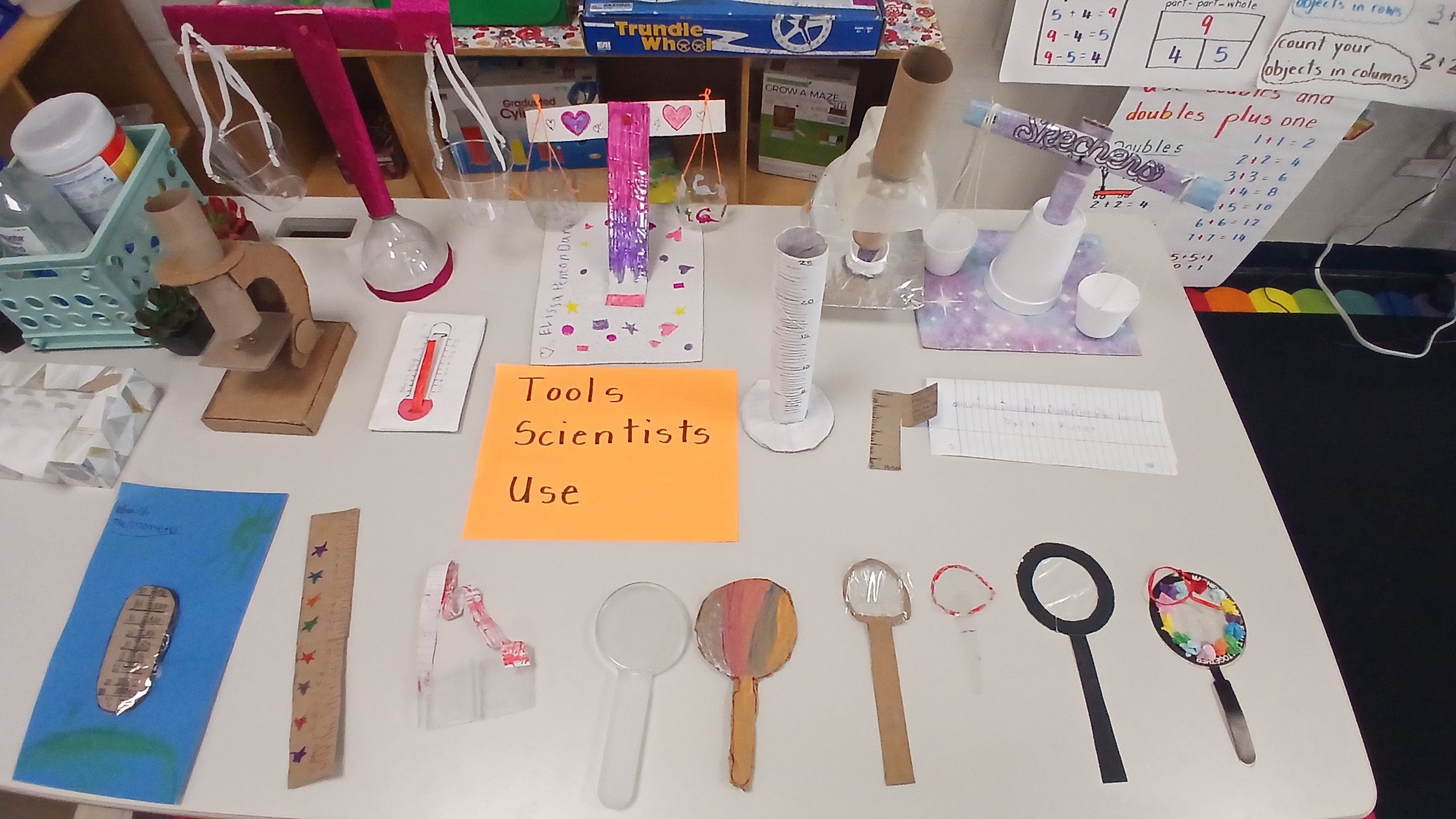  Science Tools my students made using recycled materials.
