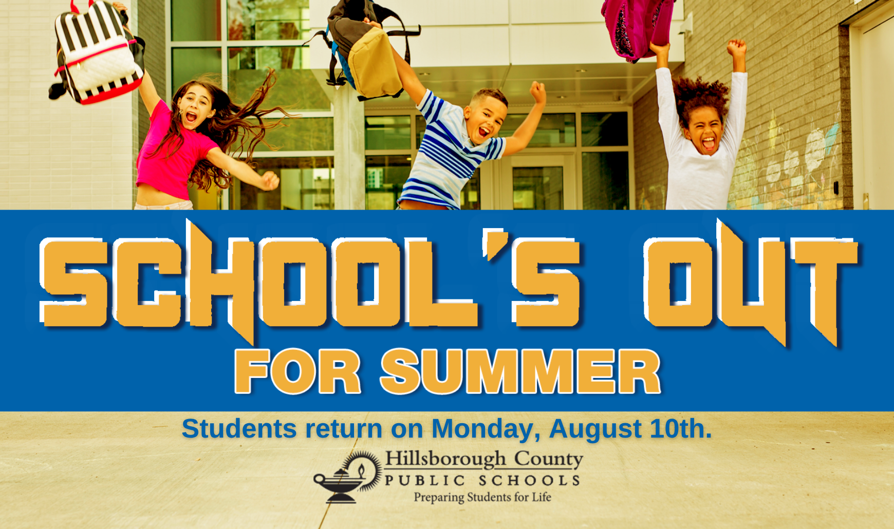 School's out for summer