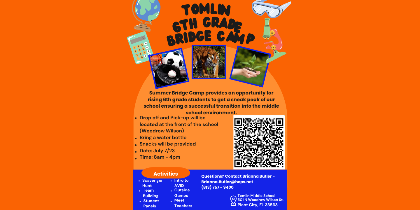 2025 6th Grade Summer Bridge Camp 