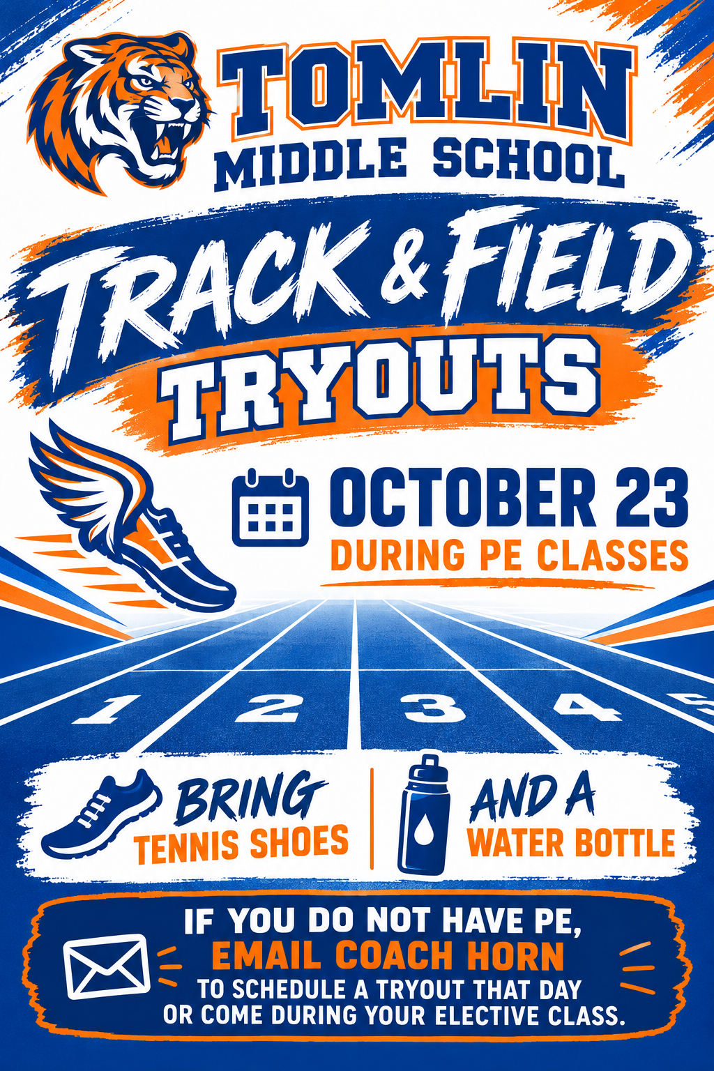 Track Tryout Flyer