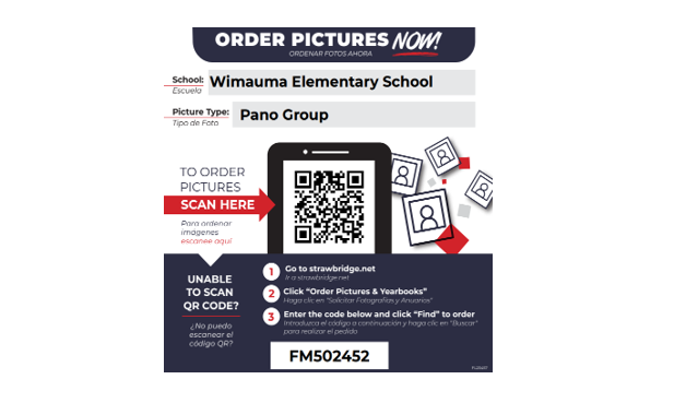 QR Code Picture Day-April 2026