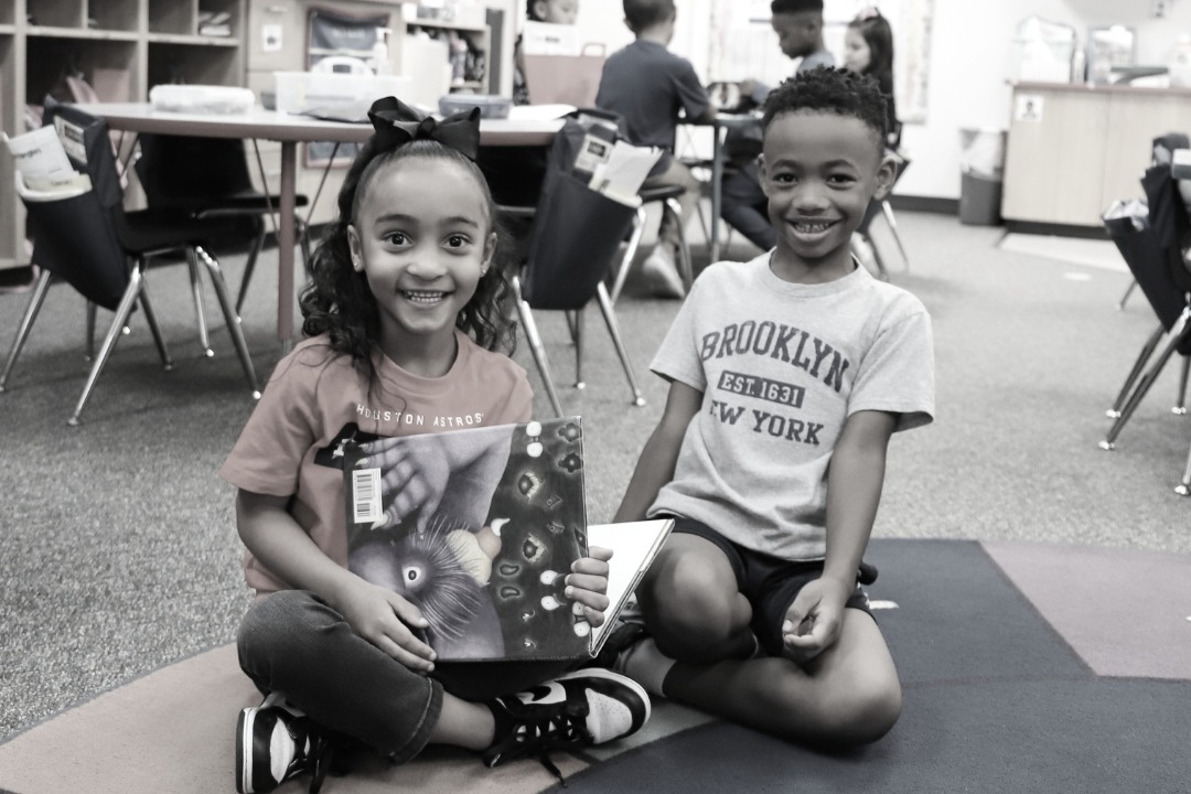 Children in a classroom