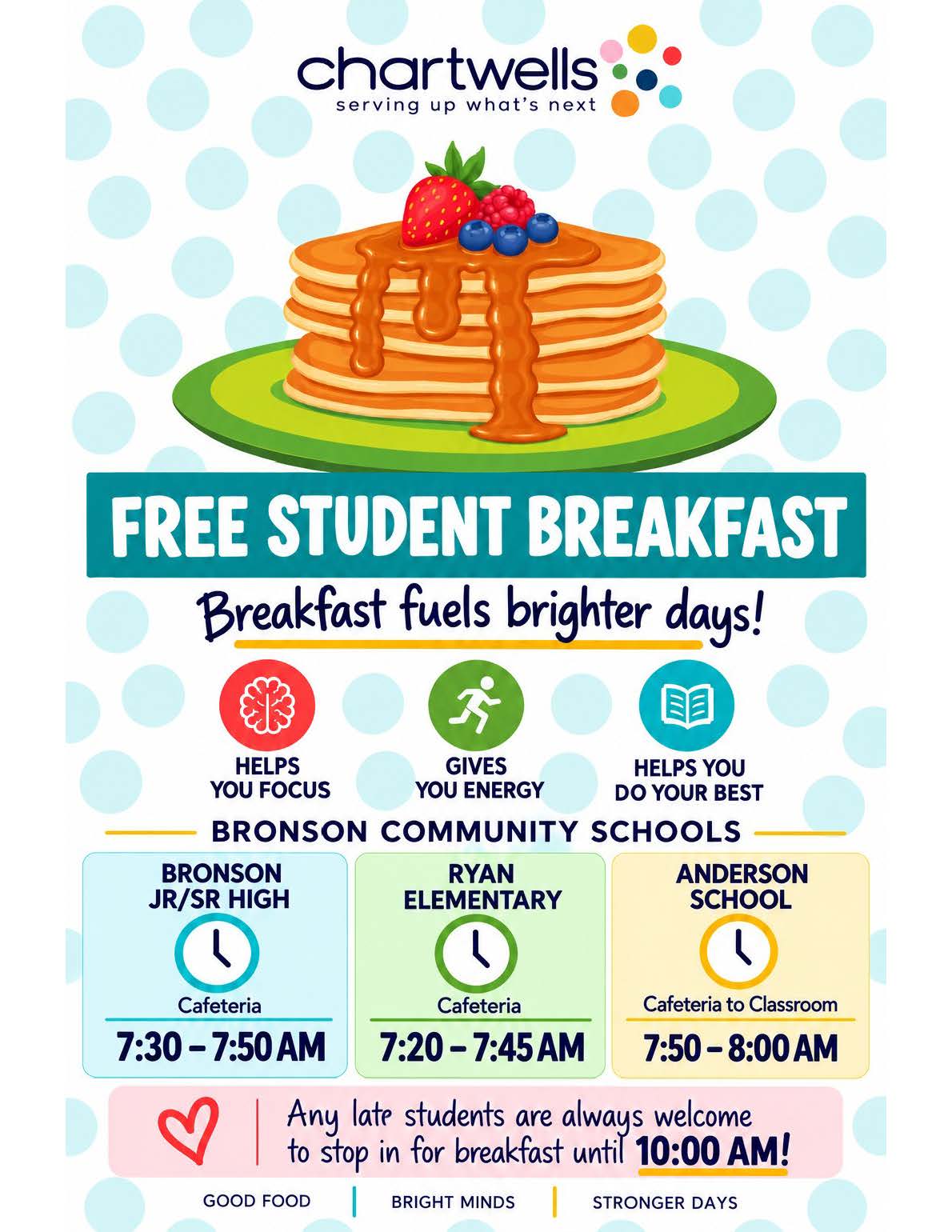 BCS Offers Breakfast